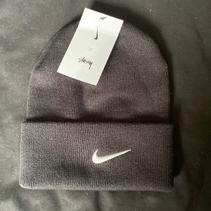 NWT Nike x Stussy Black Beanie